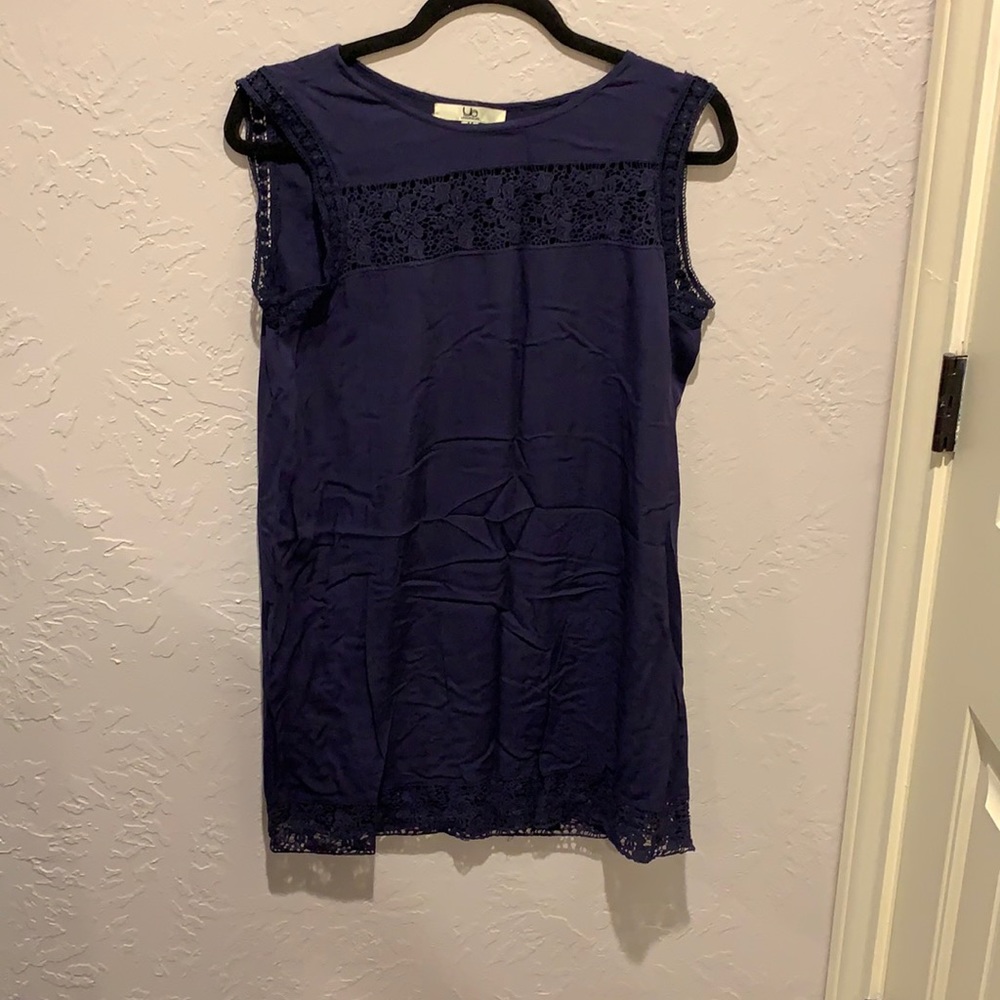 Navy mini dress